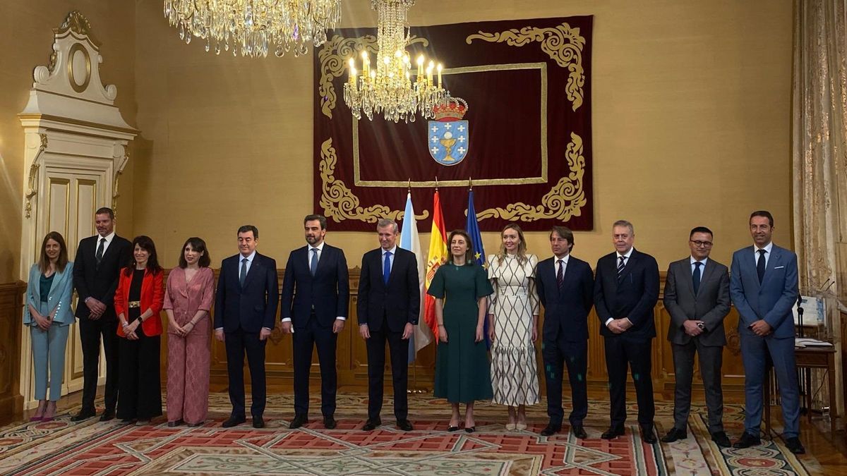 Estos son los doce conselleiros que integran el Gobierno de Alfonso Rueda en Galicia