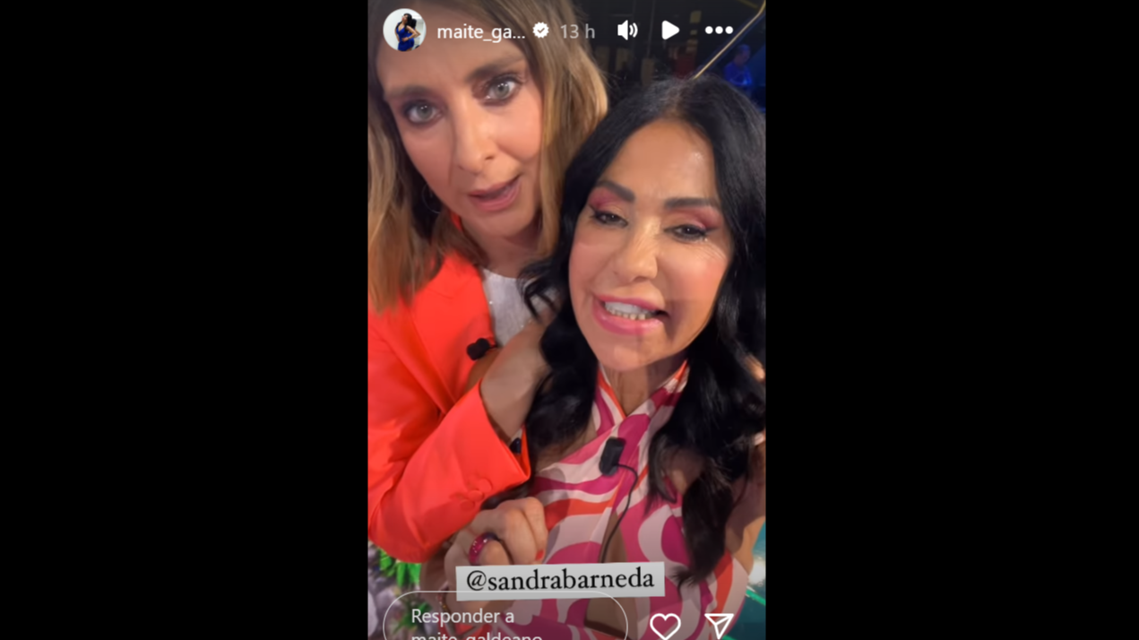 Maite Galdeano le pide a Sandra Barneda ser la nueva tentadora de la proxima edición de 'La isla de las tentaciones'