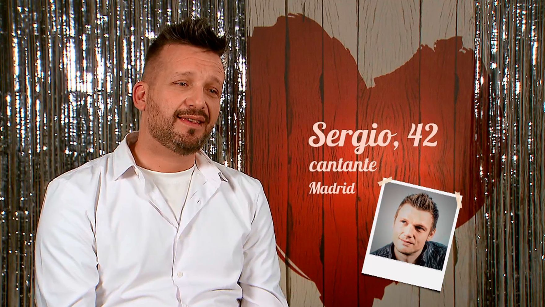 Sergio durante su paso por 'First Dates'