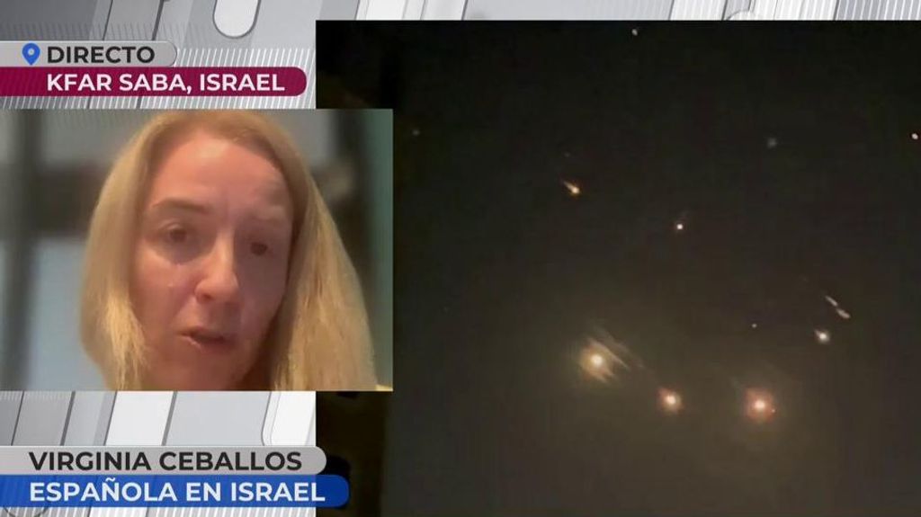 Una española residente en Israel revive cómo vivió el ataque aéreo iraní: "Lo hemos sufrido de cerca"
