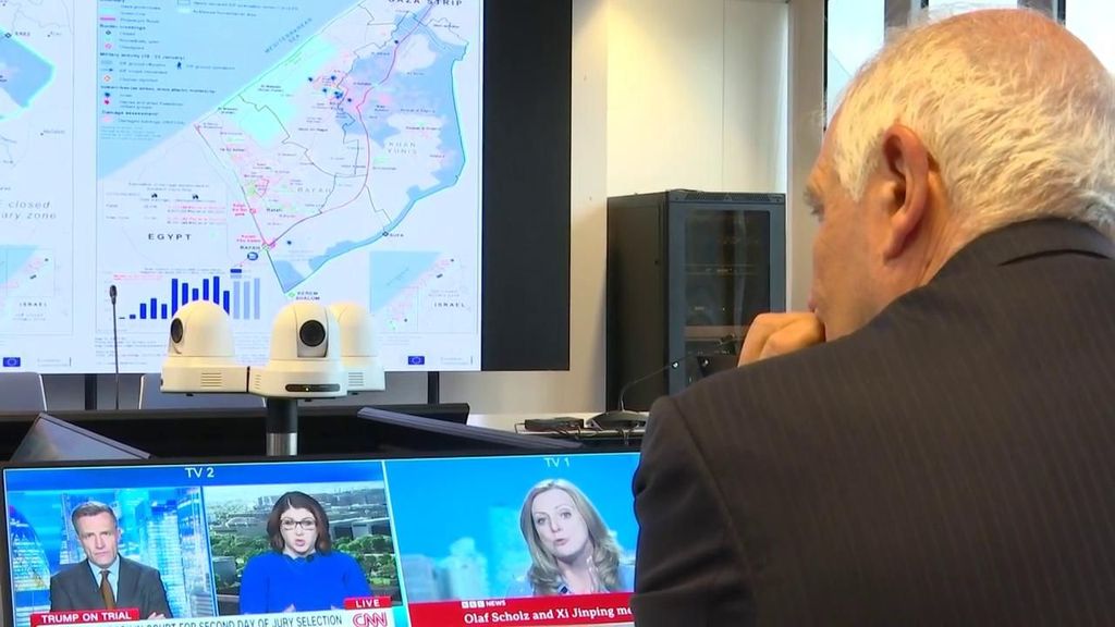 Informativos Telecinco entre en el centro de crisis de la UE comandado por Josep Borrell