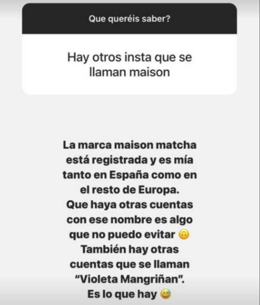 Las explicaciones de Violeta Mangriñán