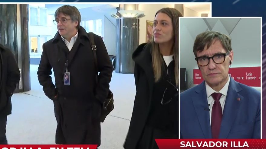 Salvador Illa, tras el aviso de Puigdemont de retirar el apoyo a Sánchez si impide un Gobierno independentista: &quot;Me siento libre de pactar con quien quiera&quot;