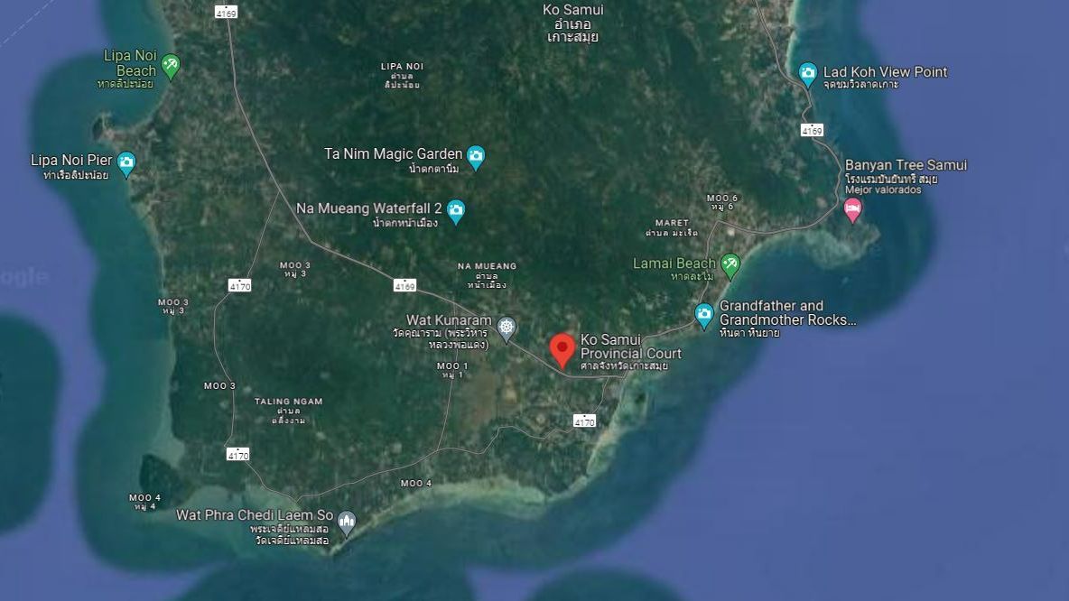 Corte Provincial de Ko Samui, donde se celebra el juicio a Daniel Sancho