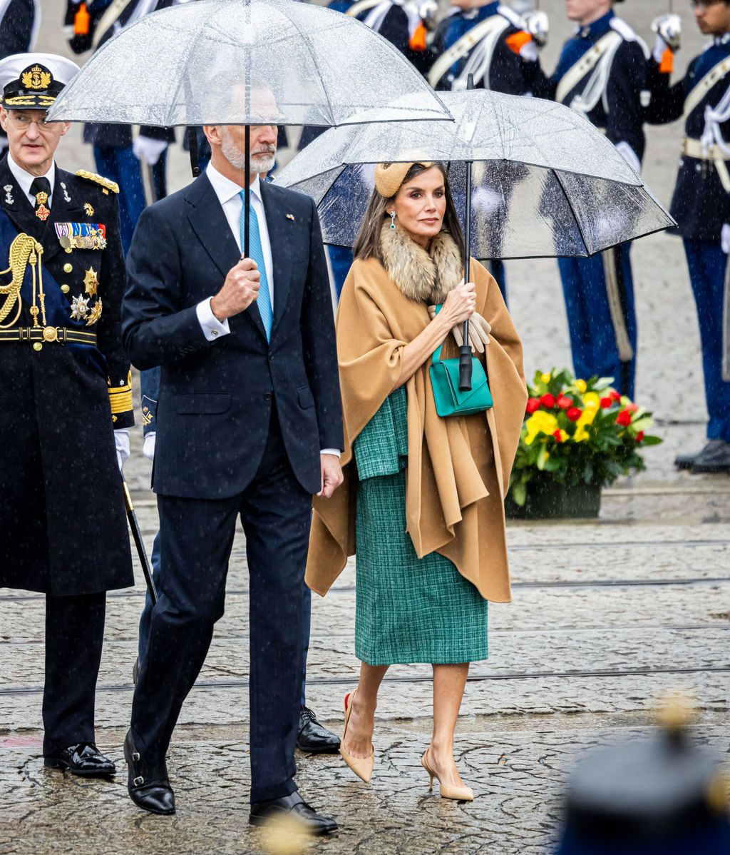 La reina Letizia, esta misma mañana en su primer acto en Países Bajos