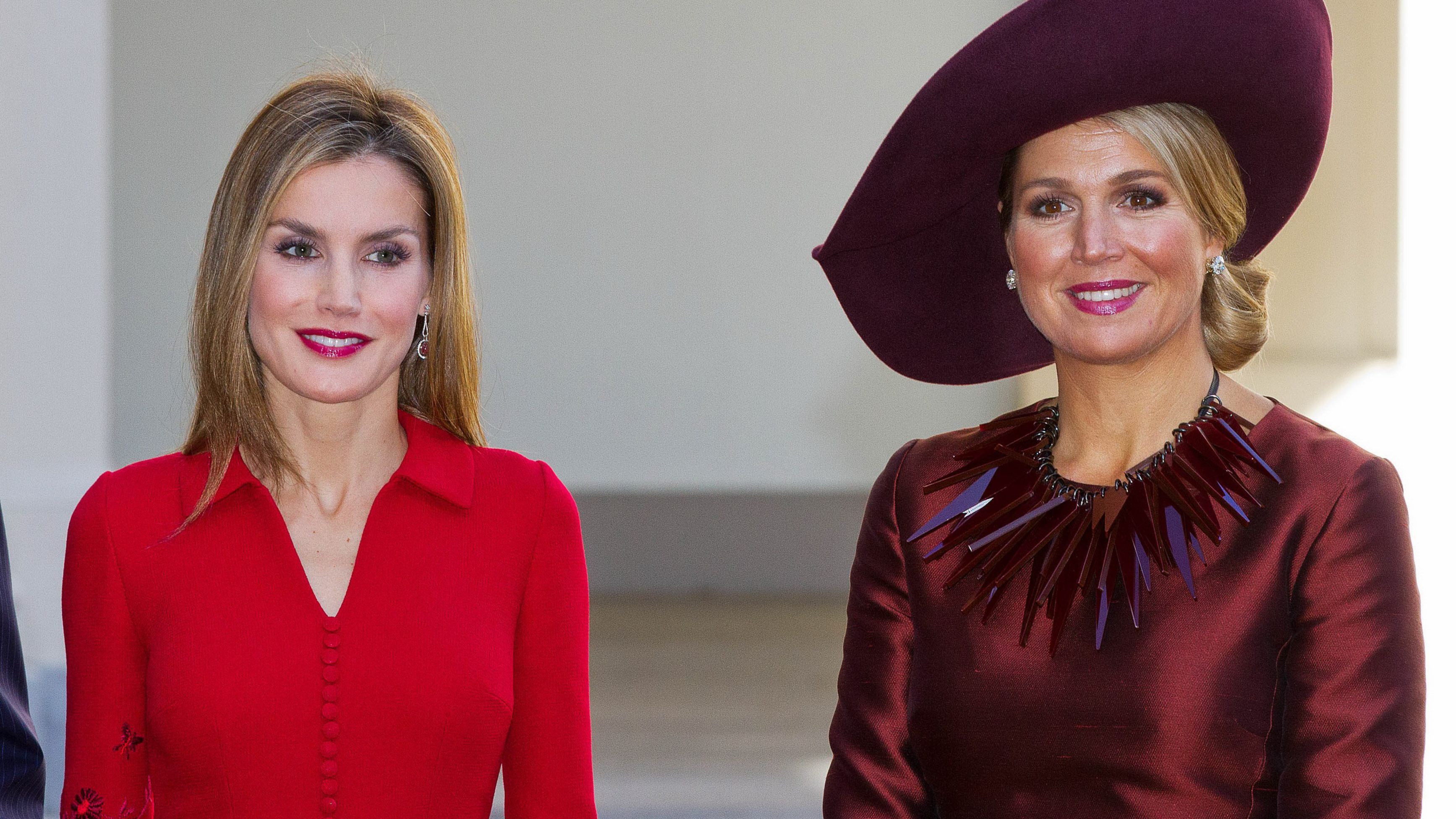 Letizia y Máxima, en una imagen de archivo