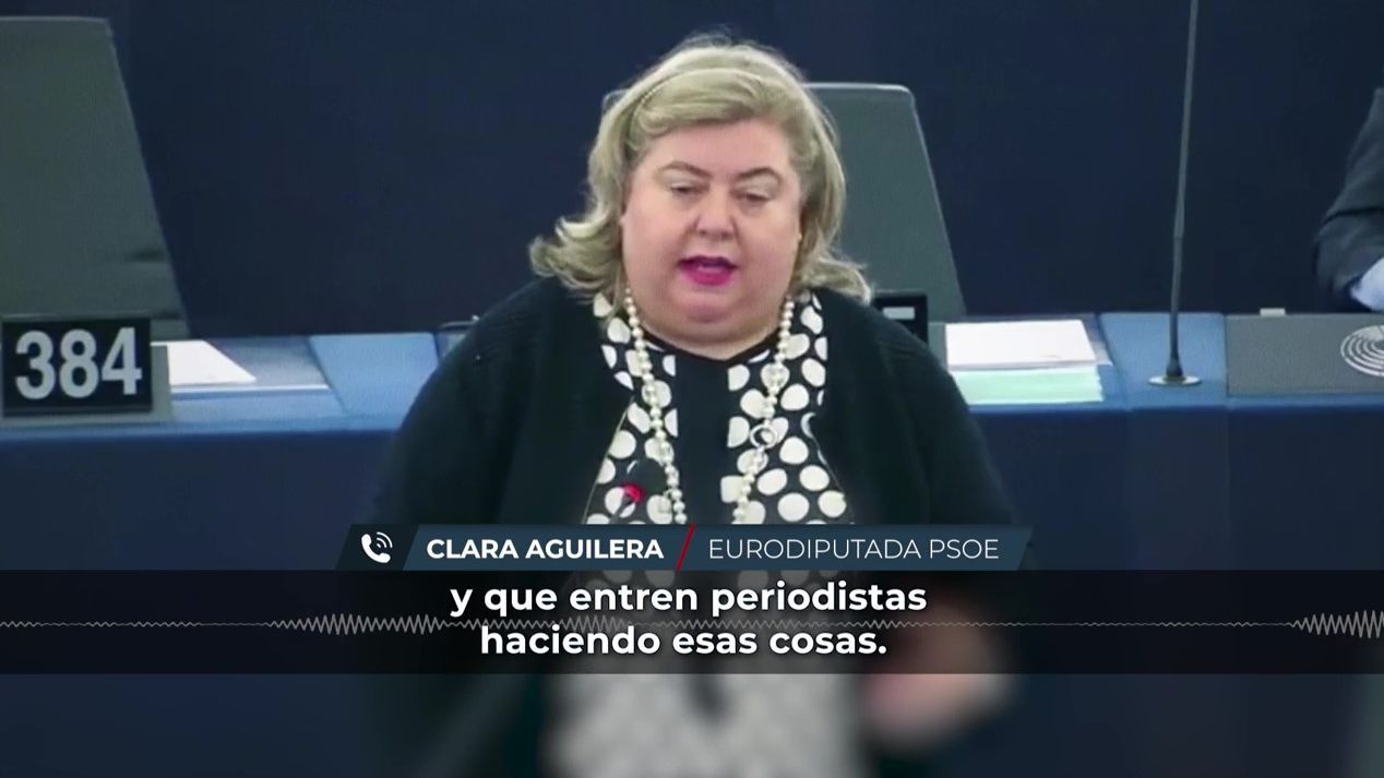 Clara Aguilera, eurodiputada del PSOE, sobre el vídeo en el que dice que los animales le dan igual: &#39;&#39;Está manipulado. Lo he denunciado al Parlamento Europeo&#39;&#39;