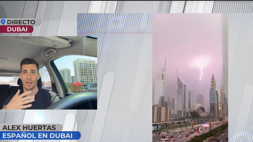 Un español, testigo del 'apocalipsis climático' de Dubái: ''Fue devastador. Aún queda agua en las carreteras''