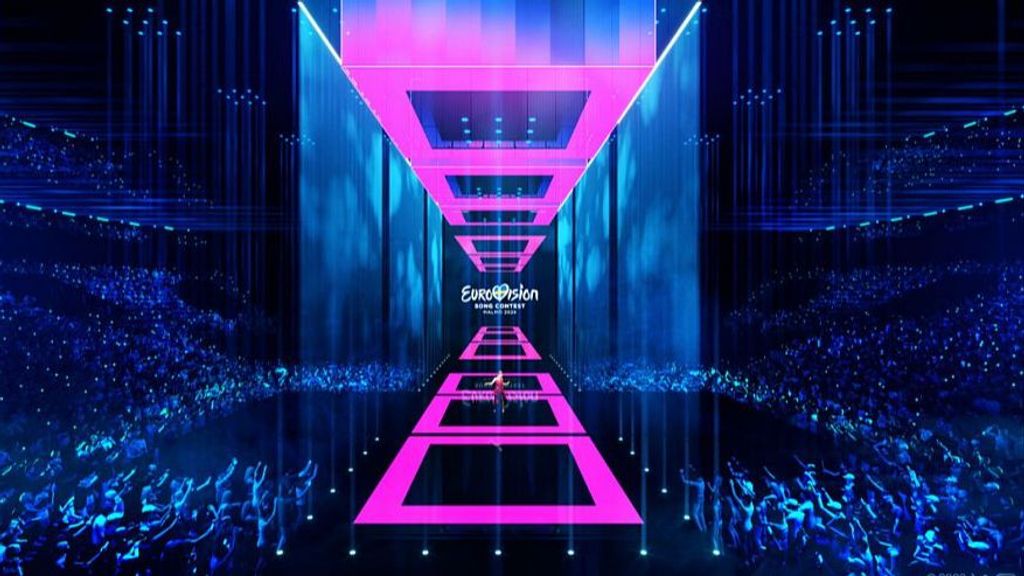 El escenario de Eurovisión