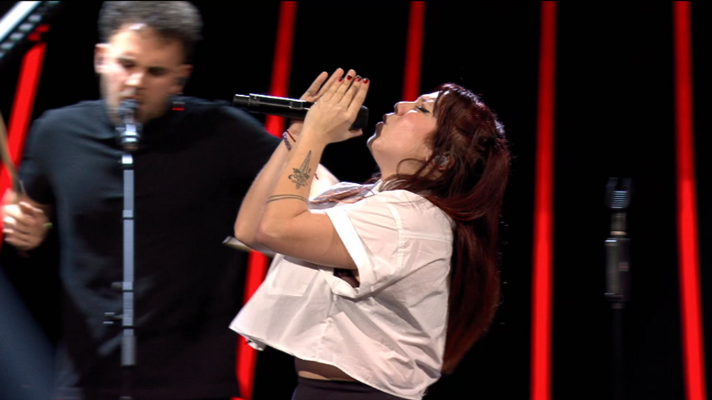 Madbel, durante su actuación en 'Factor X'