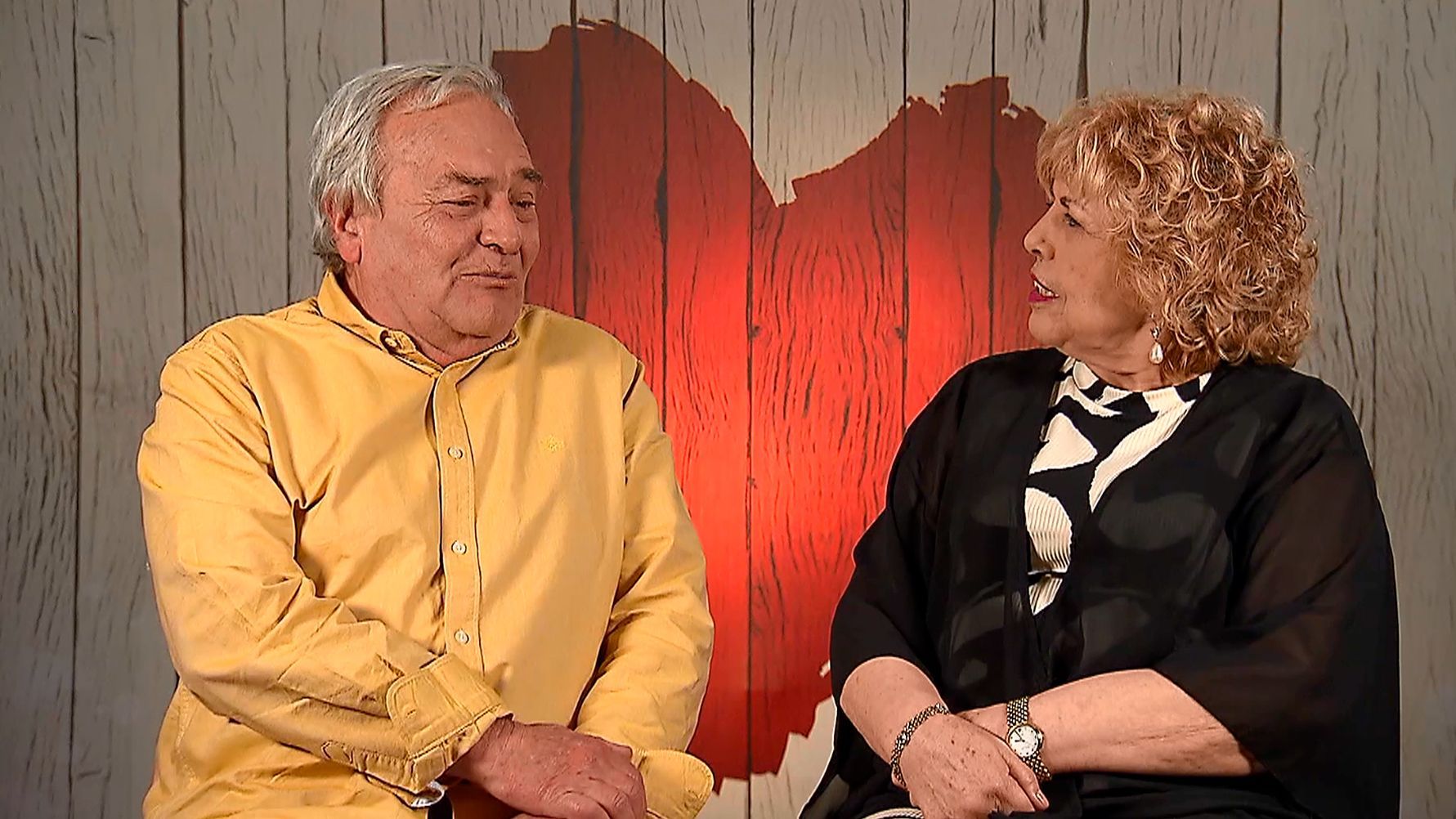 Vicente y Vicky durante su cita en 'First Dates'