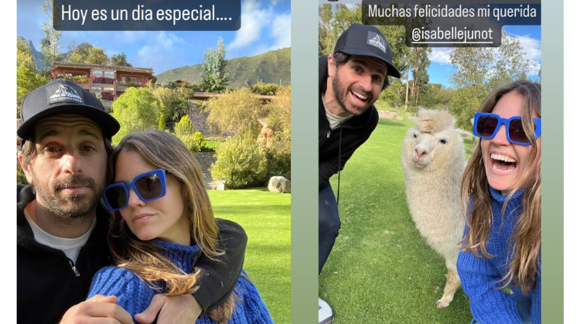 Así ha felicitado Álvaro Falcó a Isabelle Junot