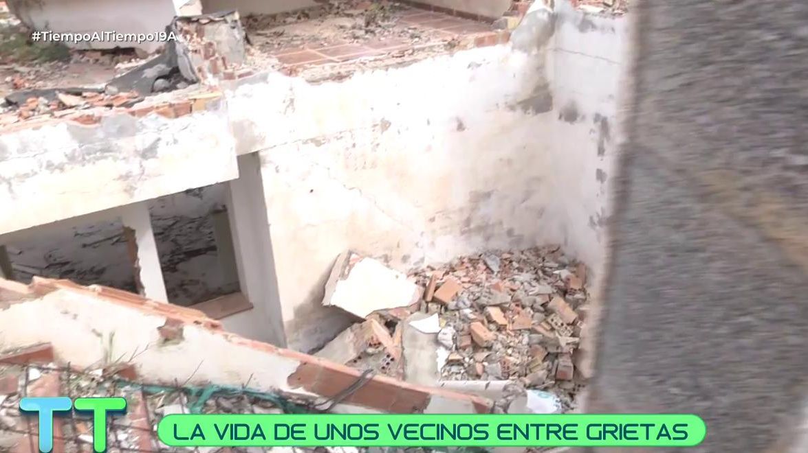 Casas totalmente derrumbadas