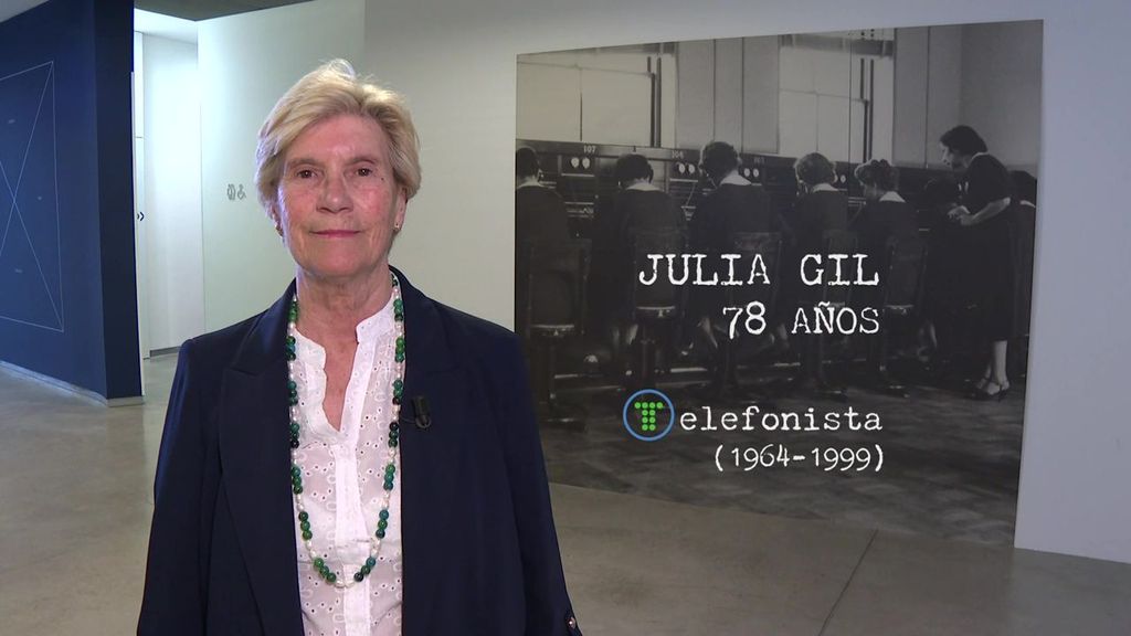 Julia Gil, telefonista de Telefónica: "No imaginábamos que podríamos ver con quién hablamos"