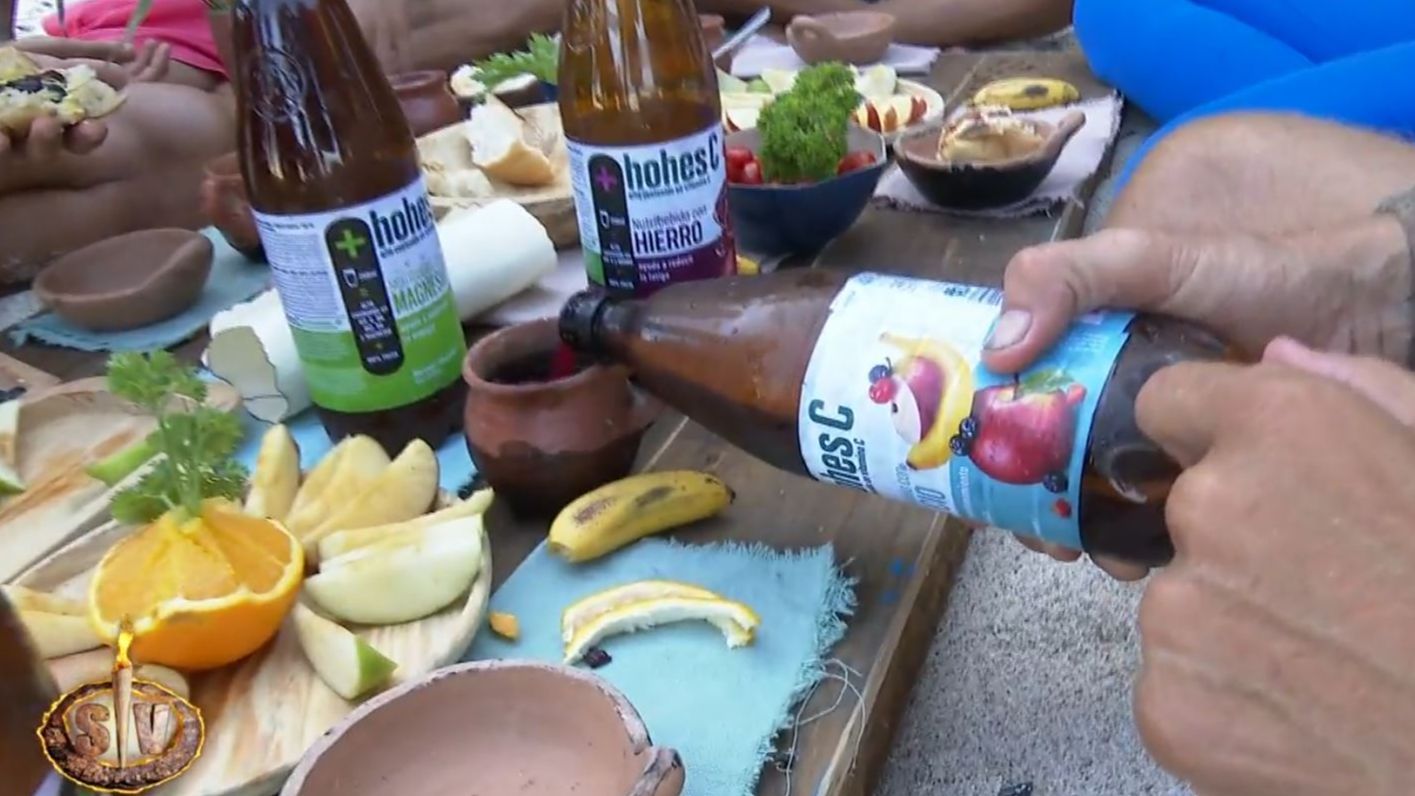 Los concursantes disrutaron de los zumos de HOHES C hecho con 100% de frutas.