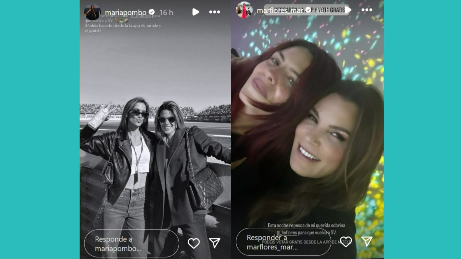 María Pombo y Mar Flores muestran su apoyo público a Laura Matamoros