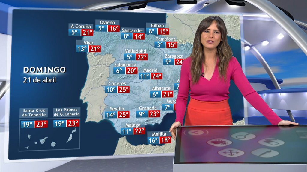 Este domingo llega un desplome de las temperaturas en península y Baleares