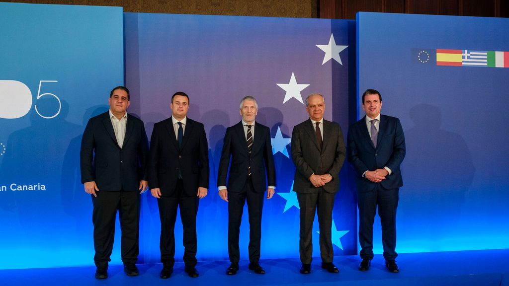 Cumbre sobre inmigración: los ministros del Interior del MED5 se reúnen en Canarias por un nuevo pacto de migración y asilo