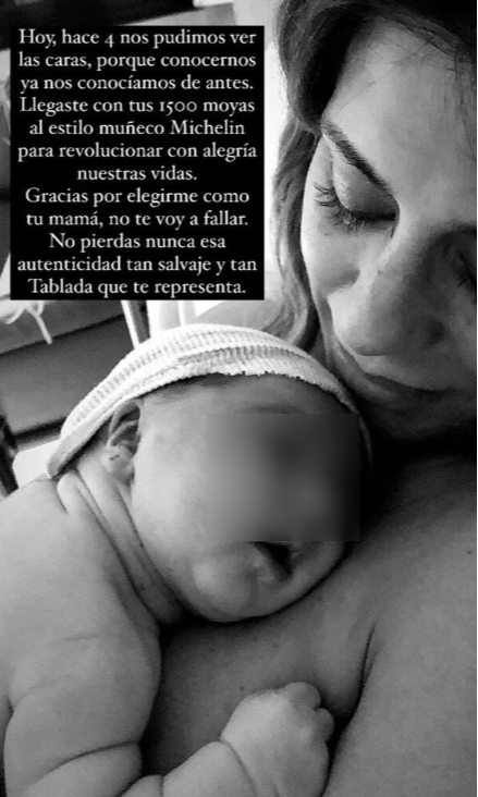 Elena Tablada con su hija Camila