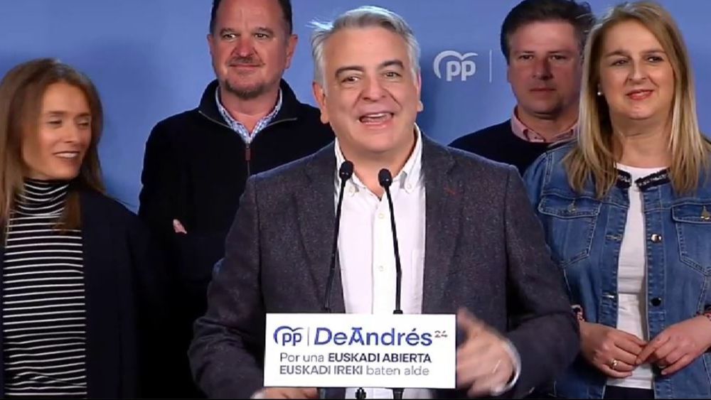 Javier de Andrés se felicita por el resultado electoral en Euskadi