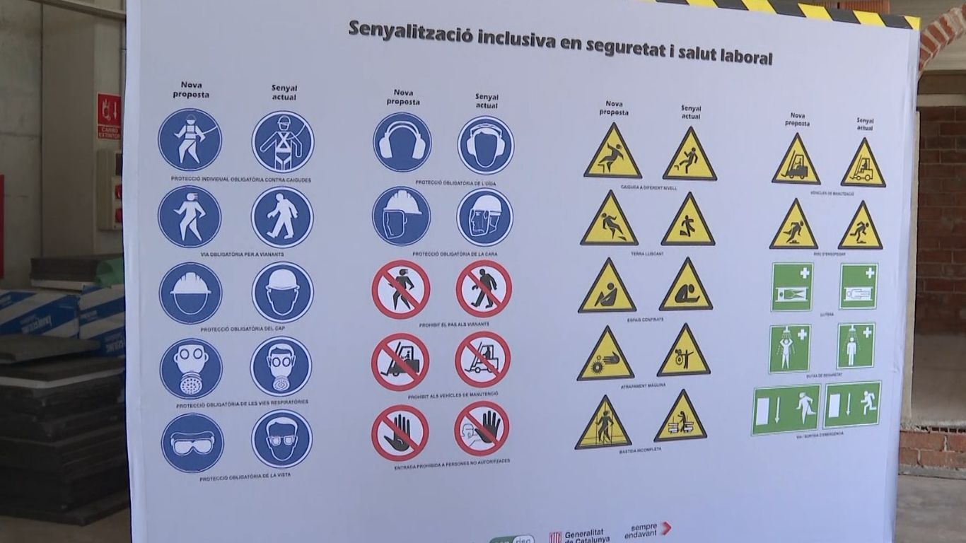 Cataluña propone señales inclusivas en la construcción
