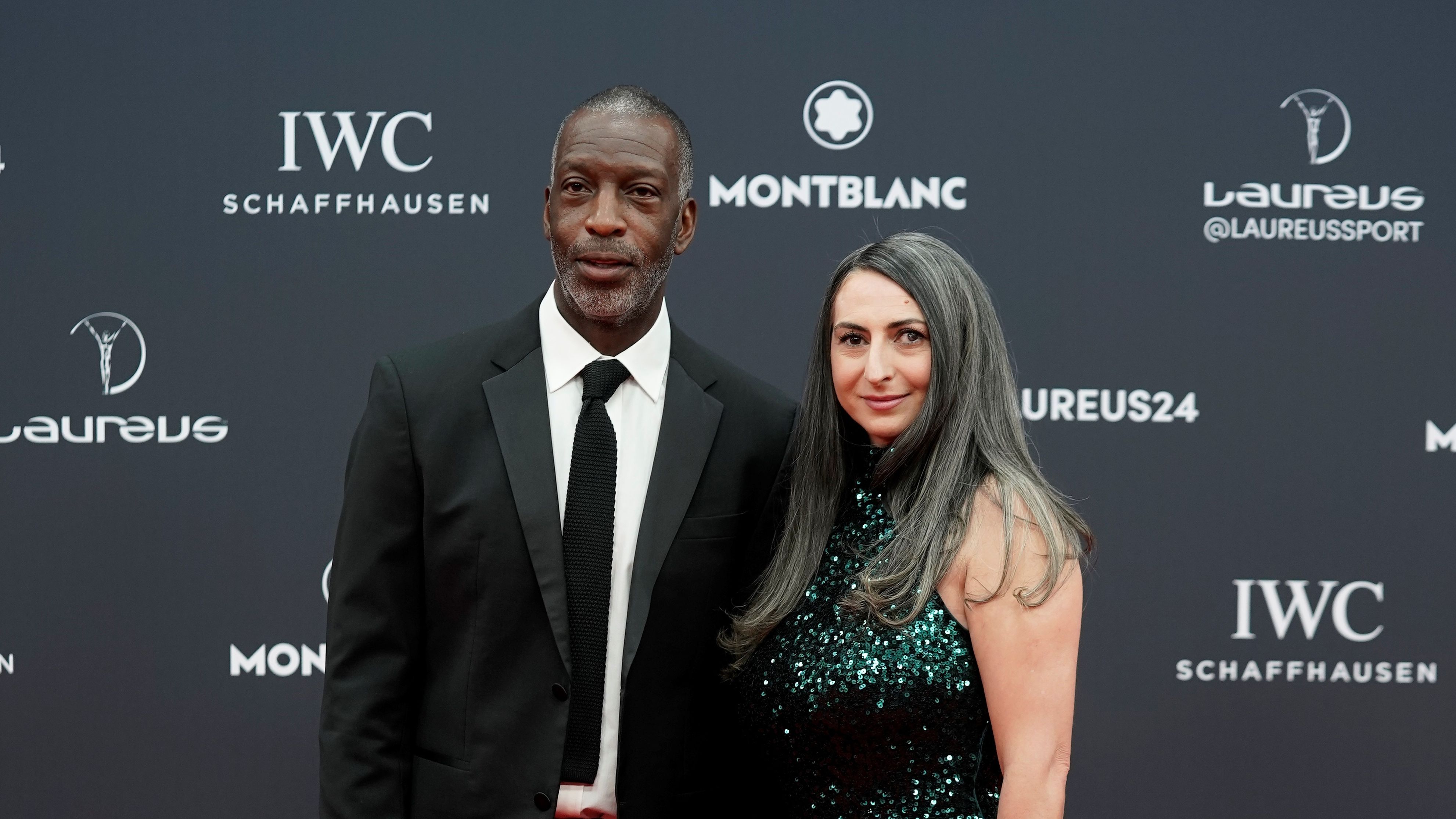 El exatleta Michael Johnson y Armine Shamiryan