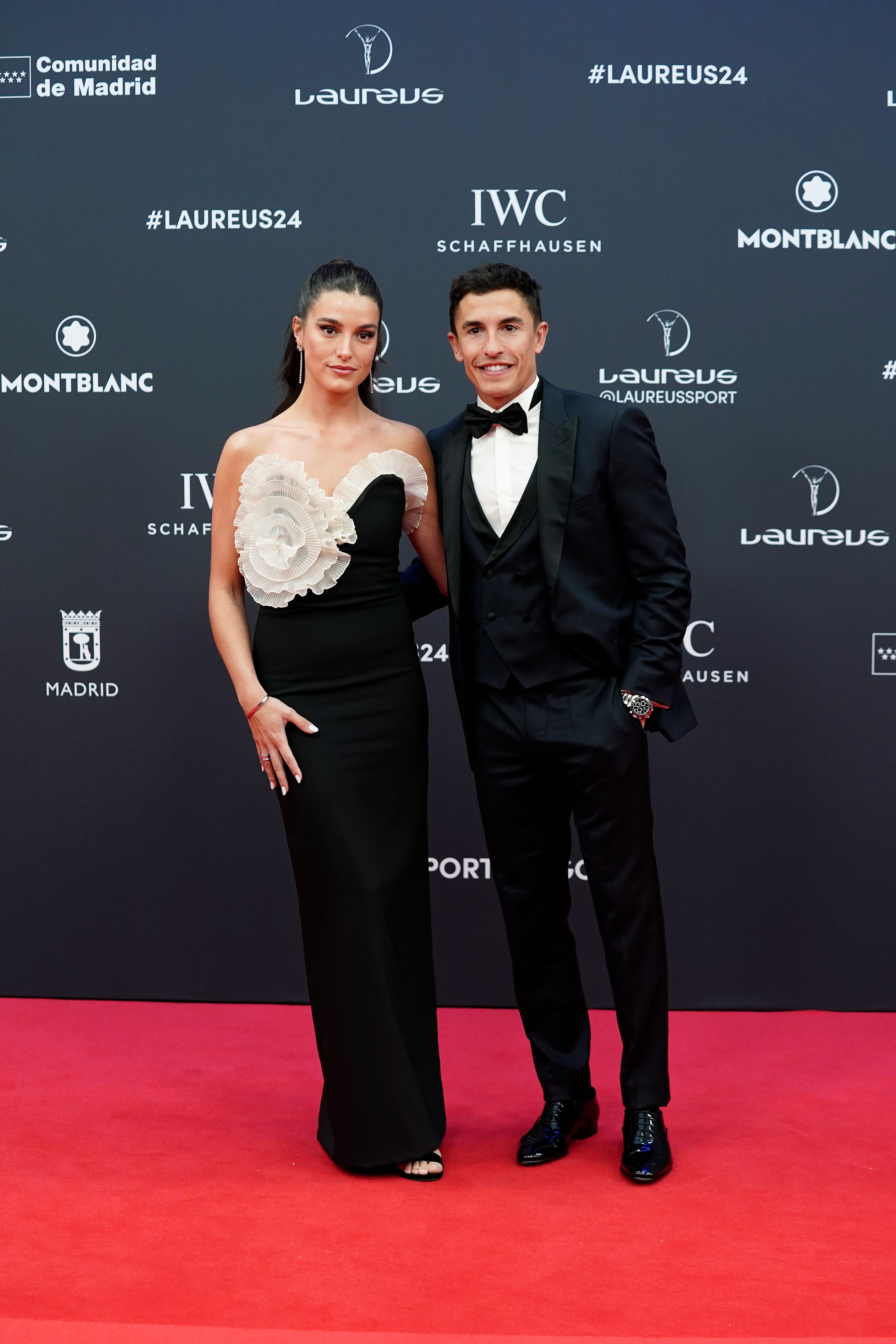 El piloto Marc Márquez y su pareja Gemma Pinto