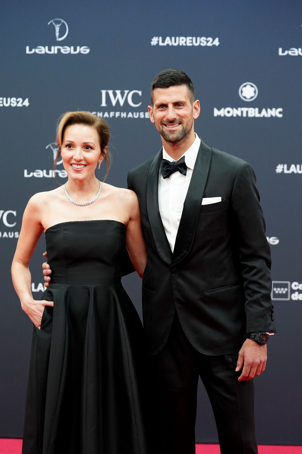 El tenista Novak Djokovic y Jelena Ristic