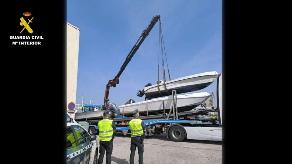 La Guardia Civil ha detenido a 63 personas en una operación contra el narcotráfico en Andalucía: se han incautado más de 12 toneladas de hachís y 634 kilogramos de cocaína