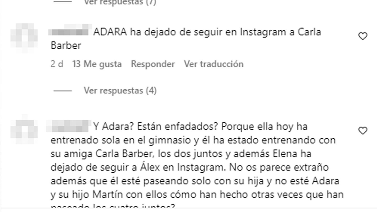 comentarios en el último post de Álex Ghita