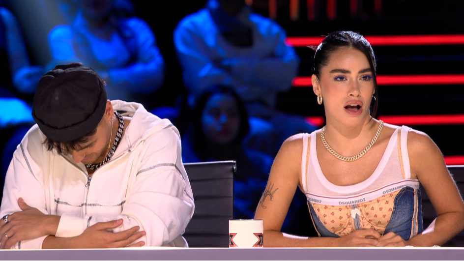 Lali se queda pasmada al ver la actuación musical de Coral en 'Factor X'