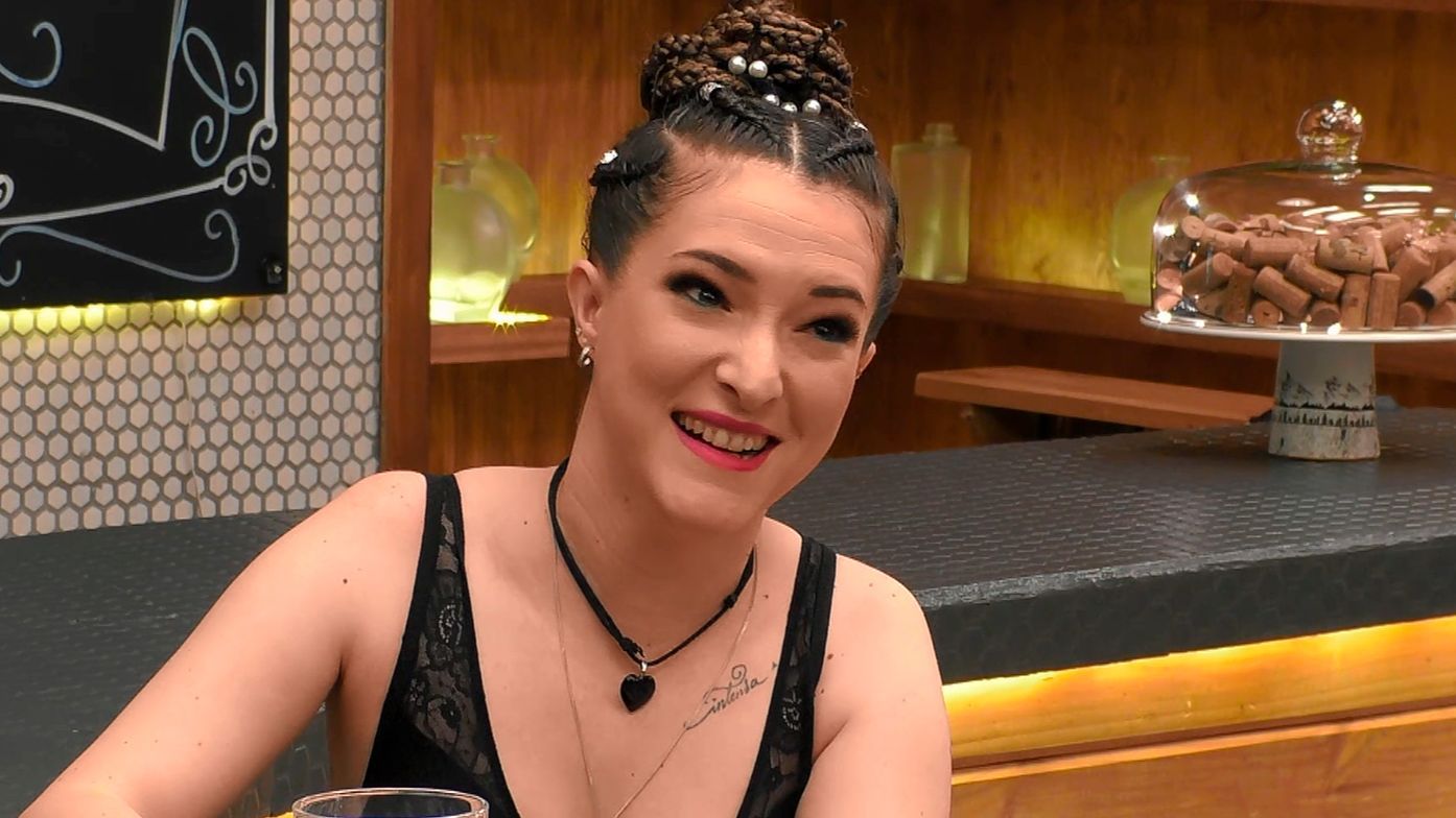 Leticia durante su cita en 'First Dates'