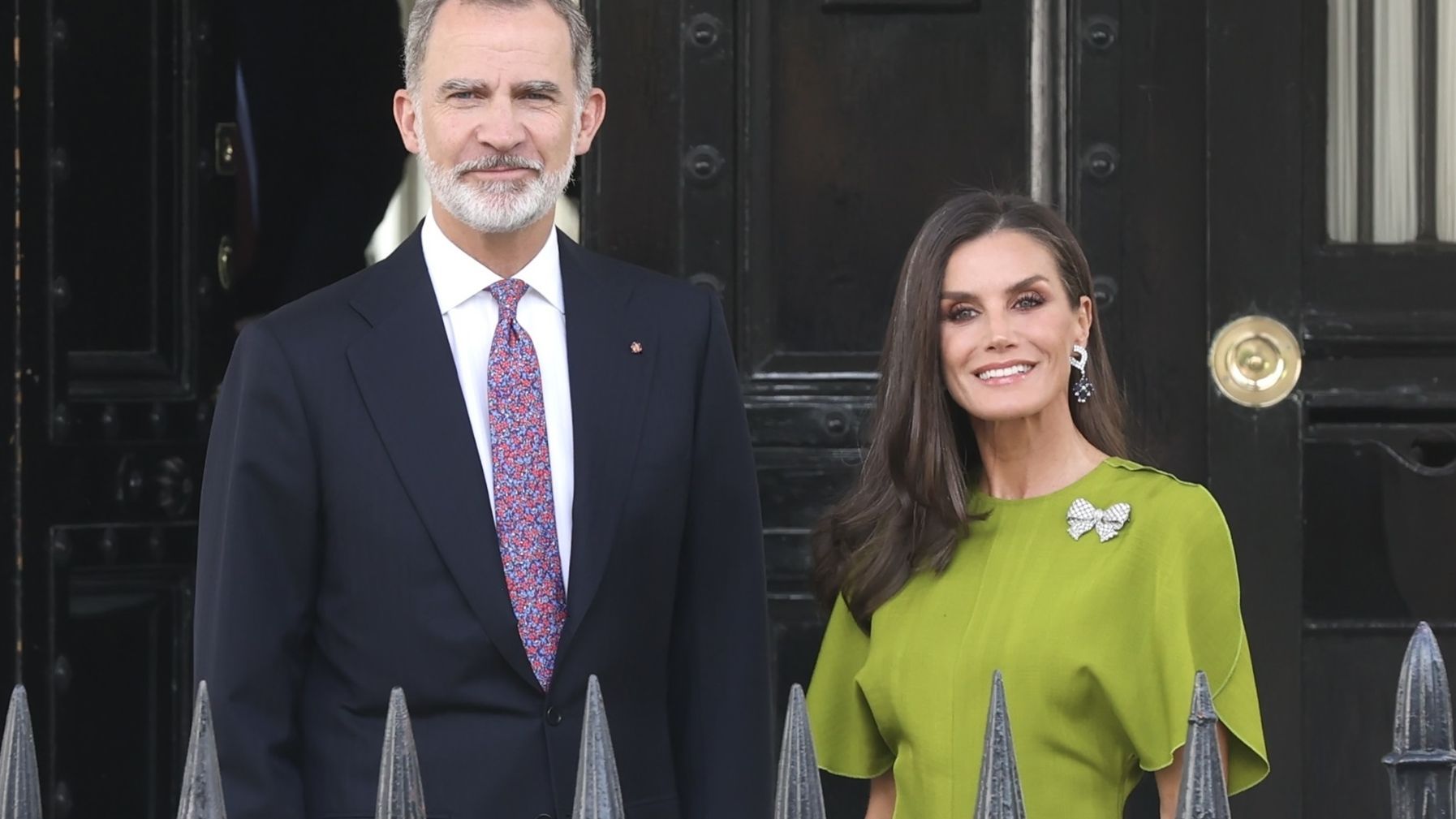 Letizia, con un diseño de Victoria Beckham en mayo de 2023