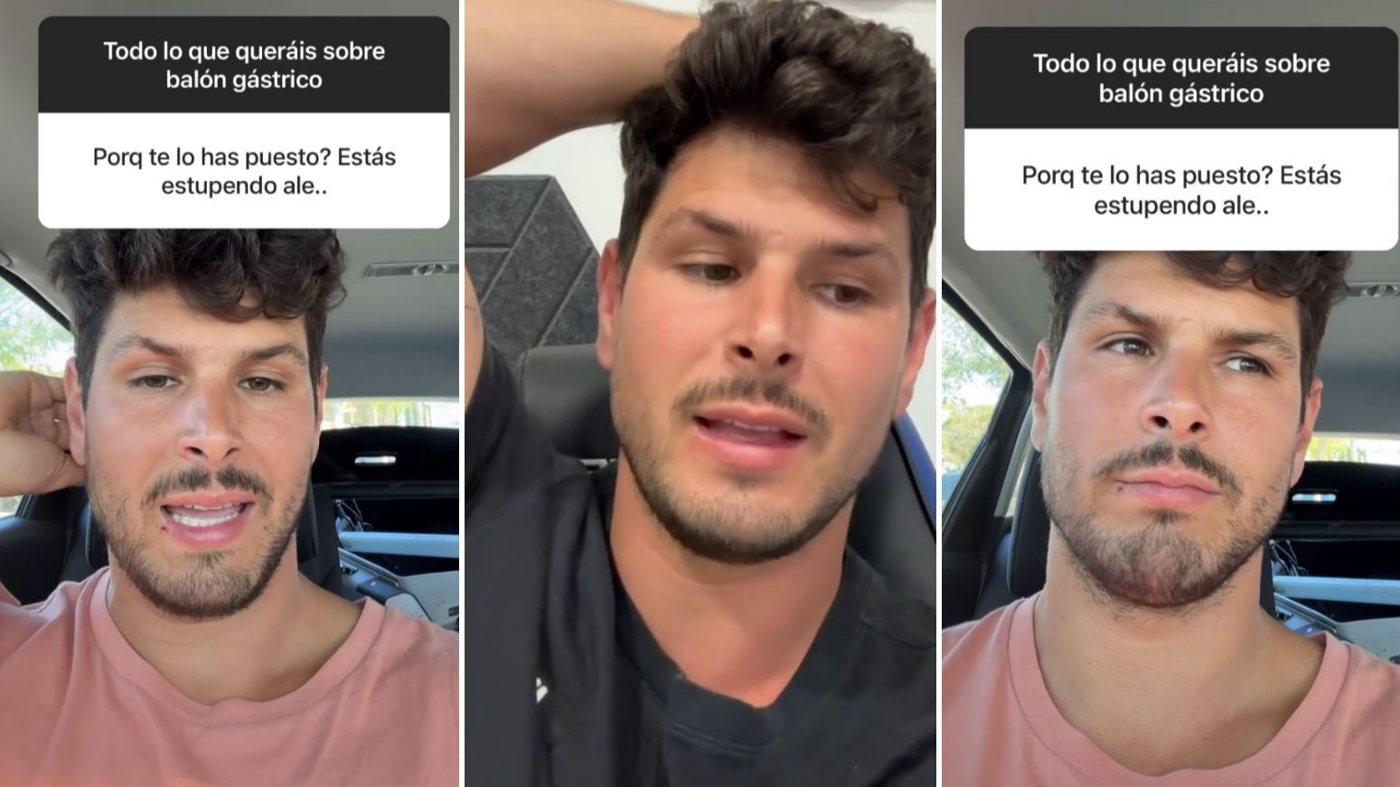 Alejandro Nieto explica el motivo real por el que se ha puesto un balón gástrico desechable