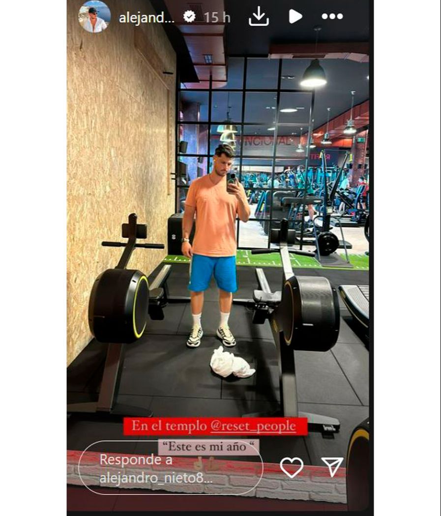 Alejandro Nieto muestra sus nuevas rutinas de ejercicio tras ponerse un balón gástrico
