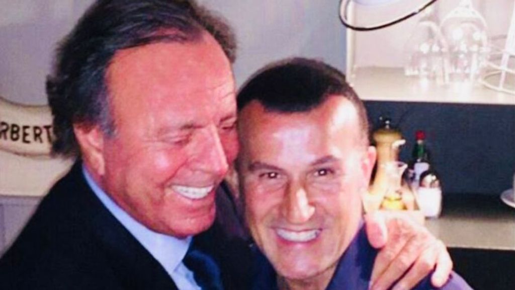 Con Julio Iglesias