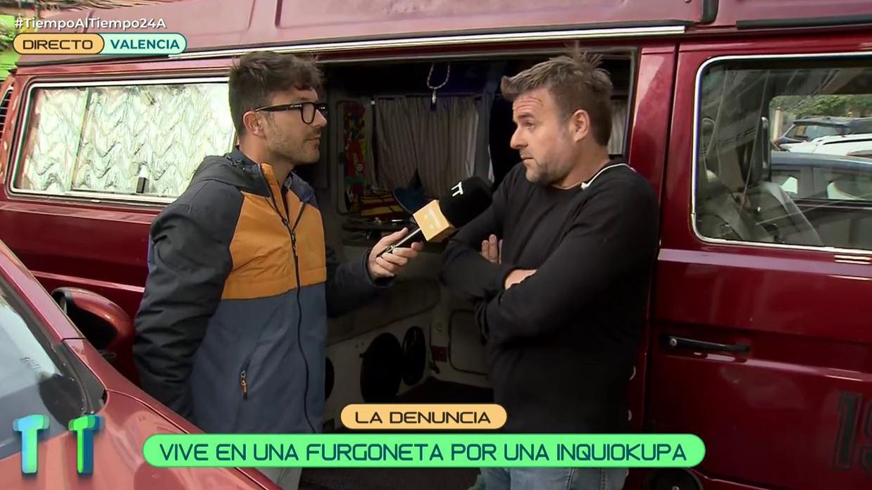 José vive en su furgoneta