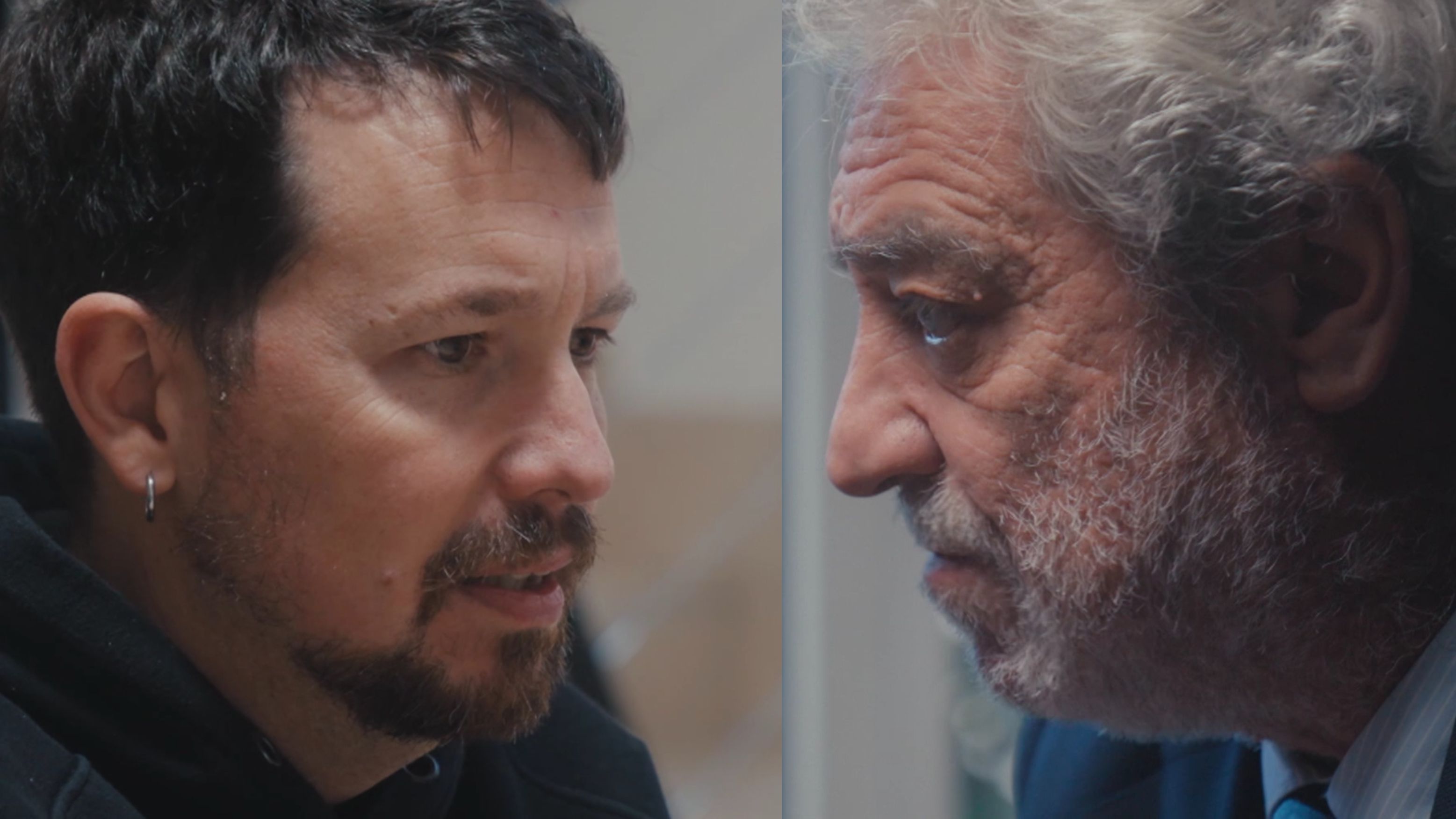Miguel Ángel Rodríguez y Pablo Iglesias, en el estreno de &#39;Otro enfoque&#39;: lo mejor, en vídeo