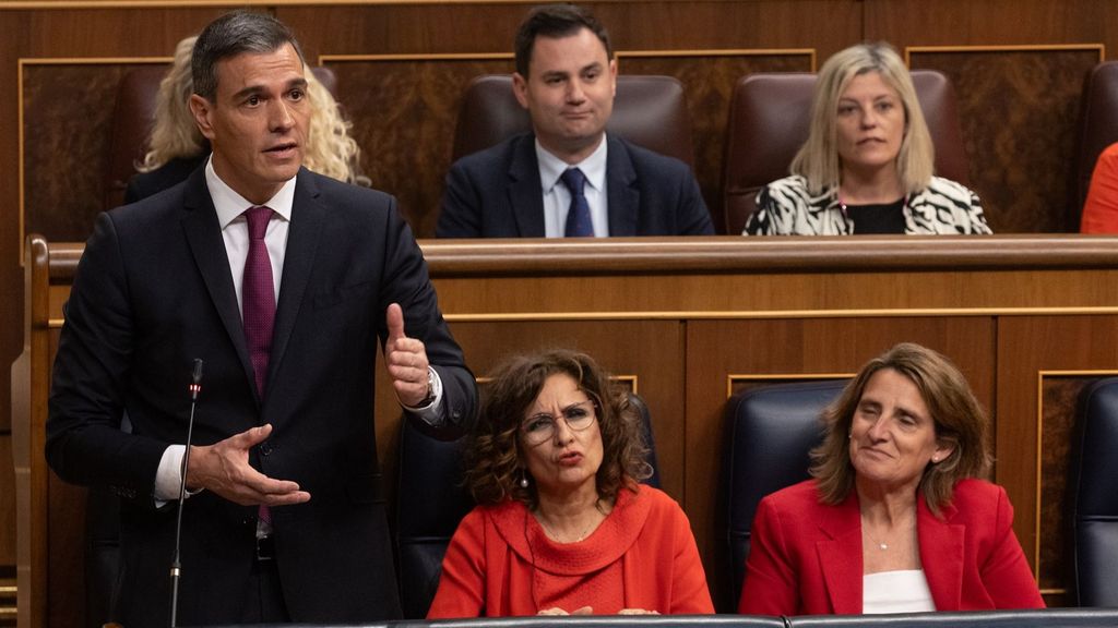 Pedro Sánchez da explicaciones en el Congreso de los Diputados.
