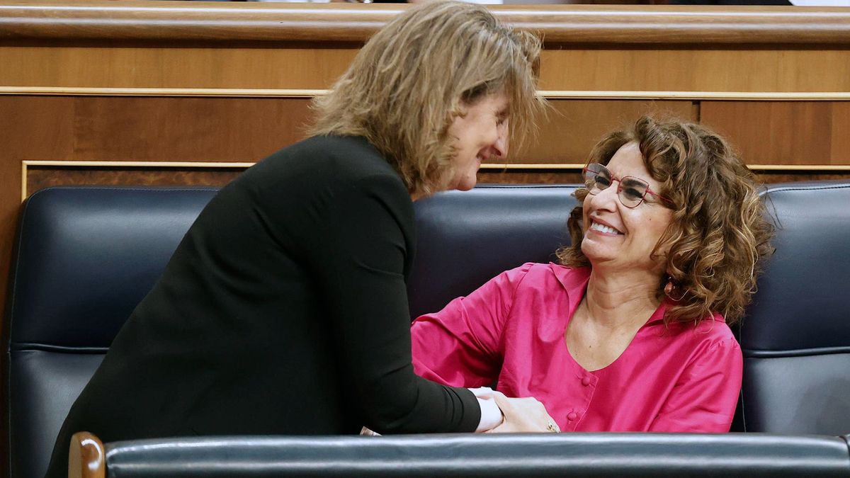 Teresa Ribera, en la sesión de control al Gobierno
