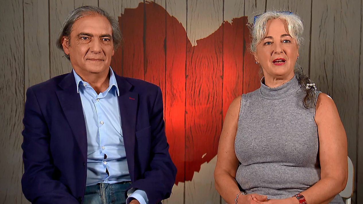 Tomás y Conchi durante su cita en 'First Dates'