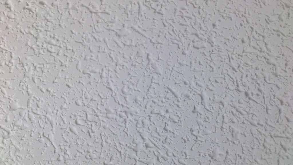 Una pared pintada con gotelé