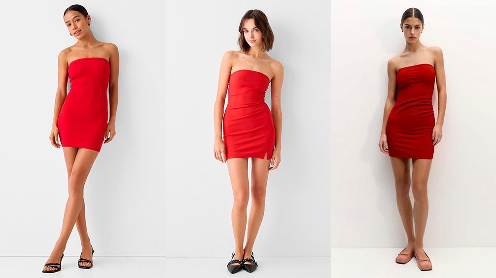 Vestidos de Bershka y Pull & Bear