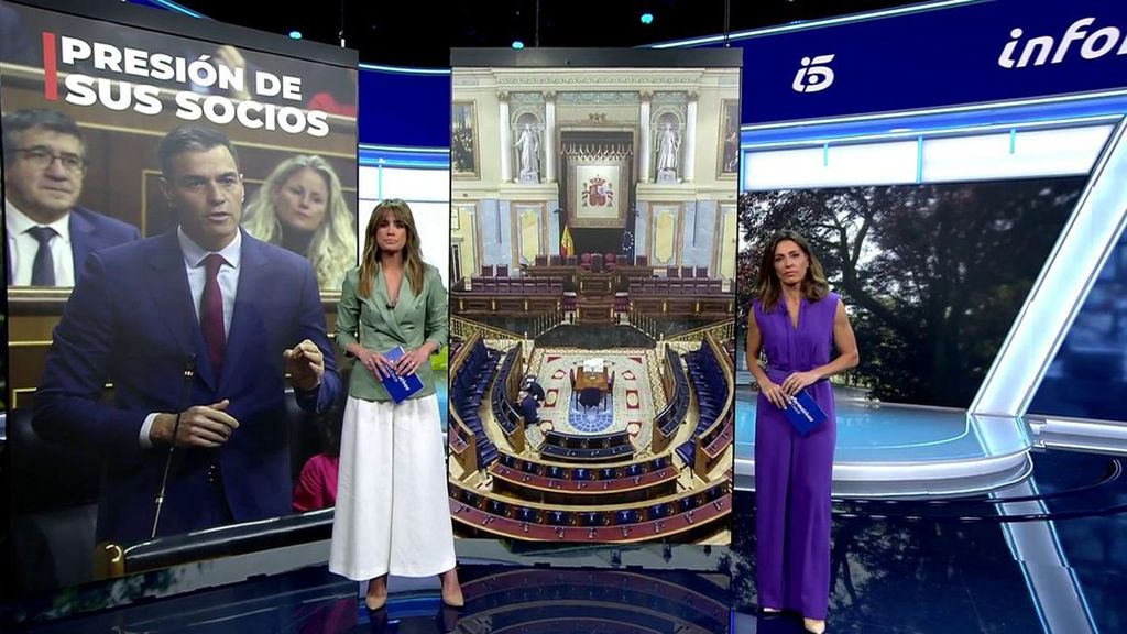 Con Isabel Jiménez y Ángeles Blanco Informativos Telecinco 2024 Mediodía 25/04/2024