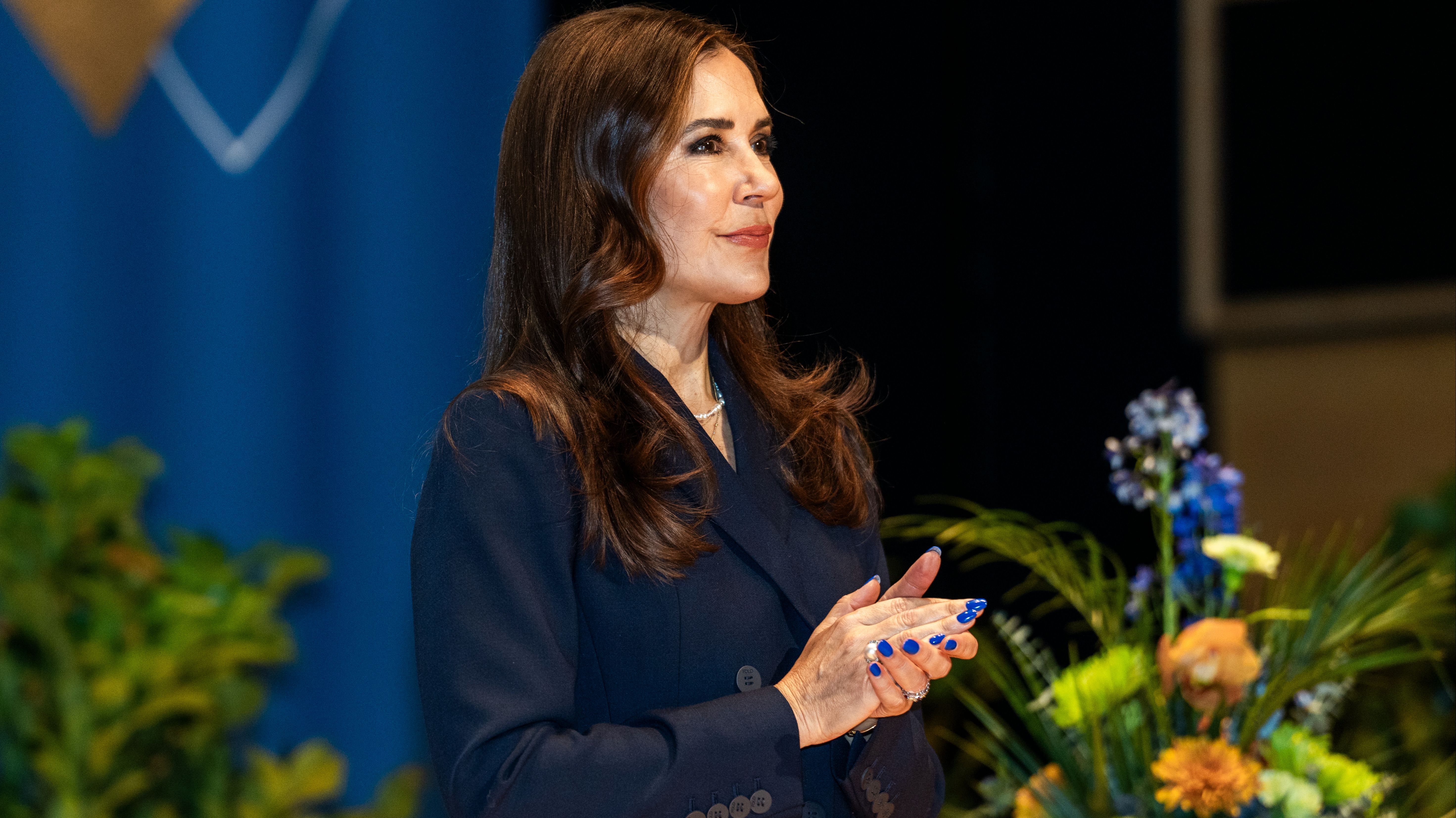 Mary de Dinamarca, con las uñas azules