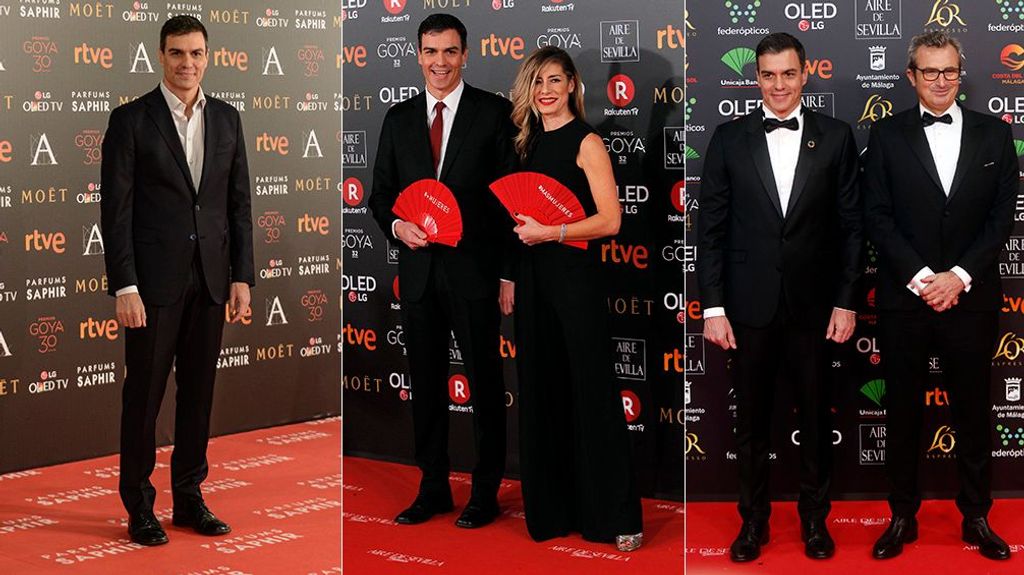 Pedro Sánchez en los premios Goya