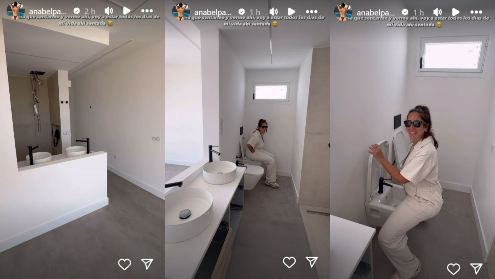 Así es el baño de Anabel Pantoja