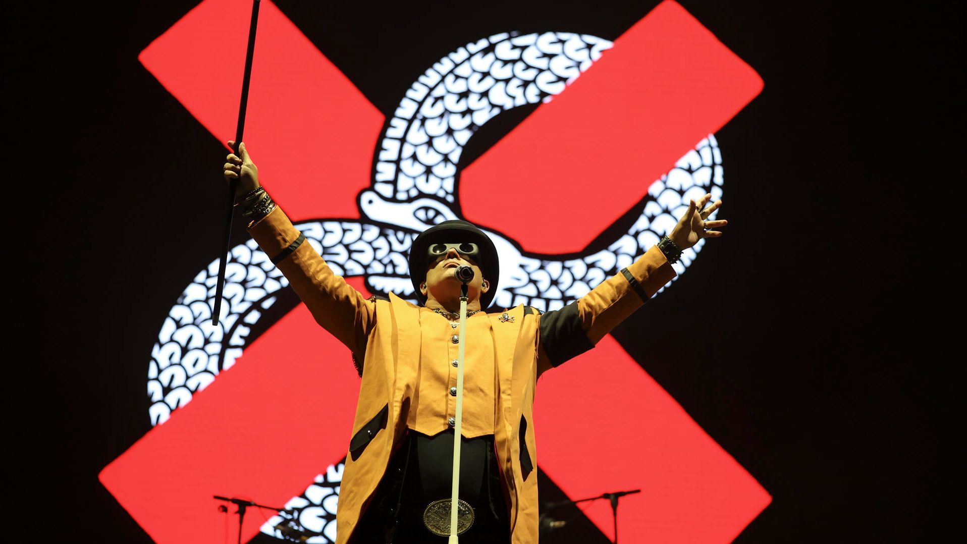 El cantante de Seguridad Social. José Manuel Casañ