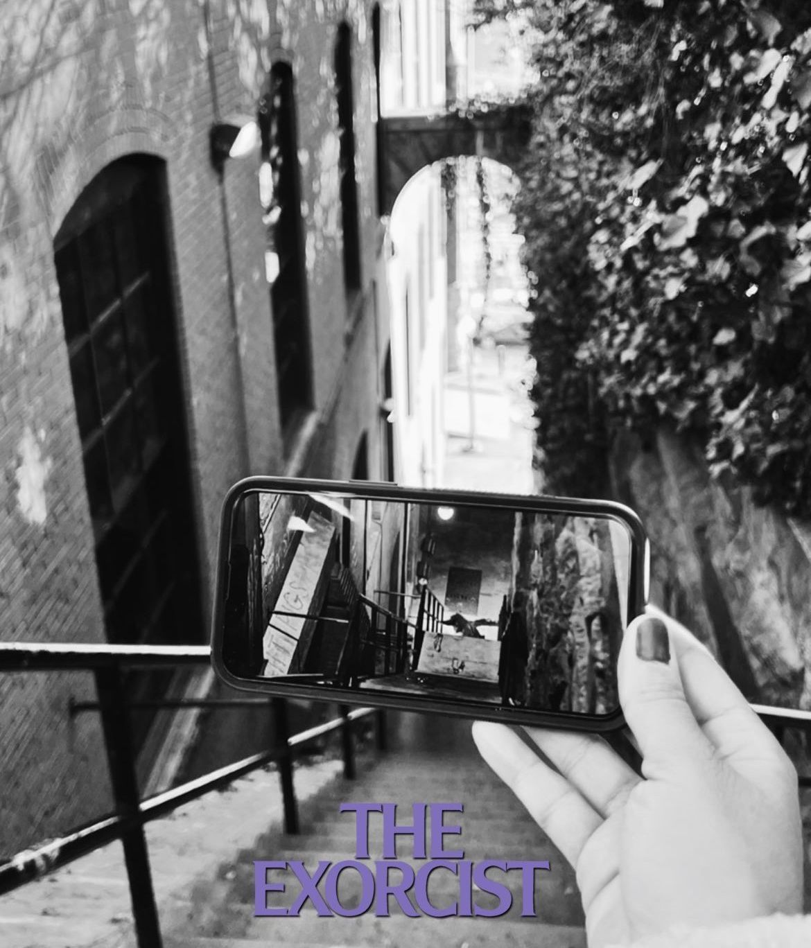 Escena de la película de las escaleras de 'El Exorcista' en Washington D.C.