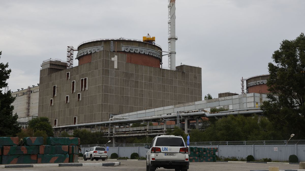 Instalaciones de la central nuclear de Zaporiyia en Ucrania